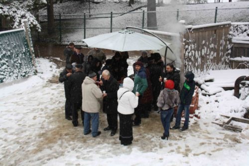Молебен в снег