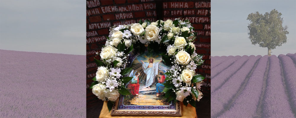 Празднование Пасхи в строящемся храме в честь Святителя Луки Войно-Ясенецкого